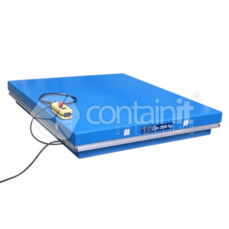 2000kg Capacity Electric Lift Table - Containit Solutions