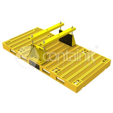 Bolt Down Bracket (includes 2 threaded rods) - Containit Solutions