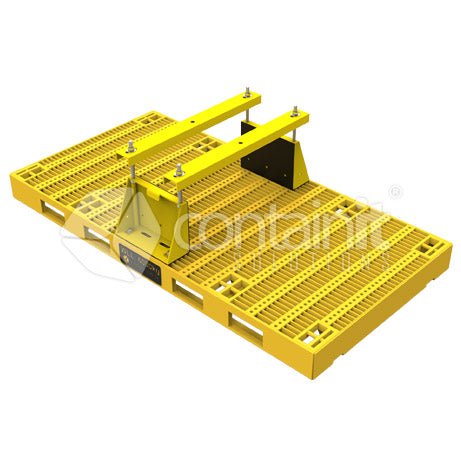 Bolt Down Bracket (includes 2 threaded rods) - Containit Solutions