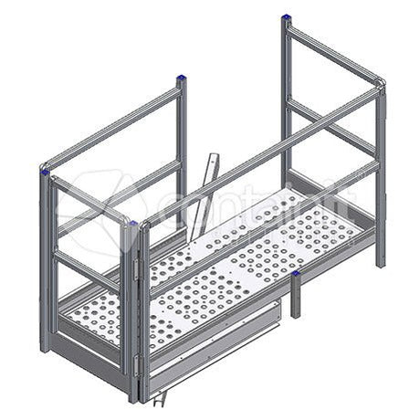 Optional 90 Degree Angled Deck - Containit Solutions