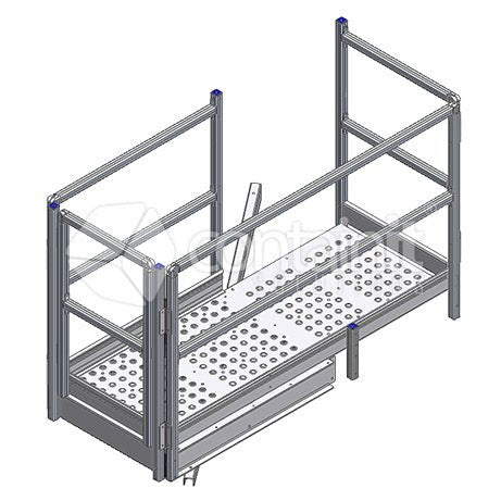 Optional 90 Degree Angled Deck - Containit Solutions