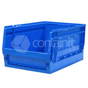 Collapsible Plastic Parts Bins & Storage Containers - 420 x 270 x 200mm High - Containit Solutions