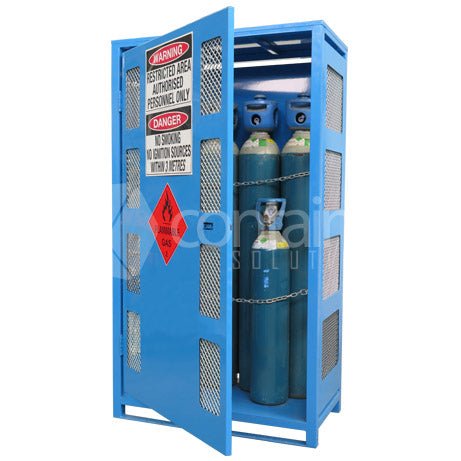 Heavy Duty Gas Bottle Store - Containit Solutions