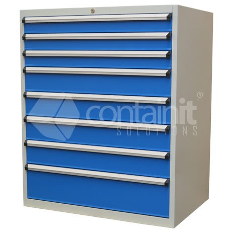 1225mm Series Storeman® High Density Cabinets - 8 Drawer Cabinet - Containit Solutions