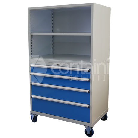 1750mm Series Storeman® Tool & Parts Trolleys | Containit