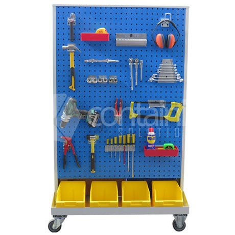 Storeman® Linefeed Trolley with Tool Hanging Panels - Containit Solutions