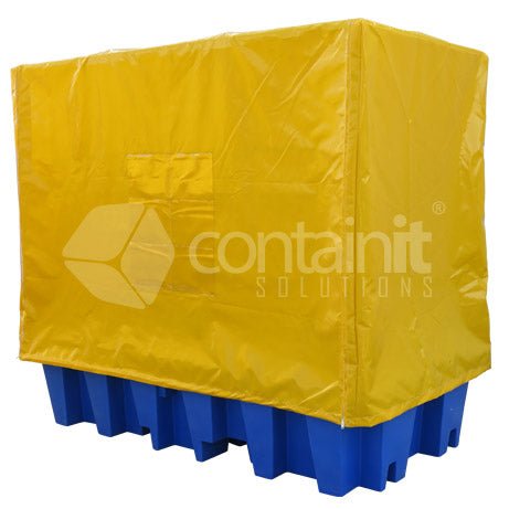 PVC Weathercover with Frame & Zips – Suits CIBCB2-P - Containit Solutions