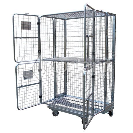 Lockable Warehouse Trolley - Containit Solutions