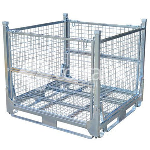 Full Height Collapsible Mesh Storage Cage