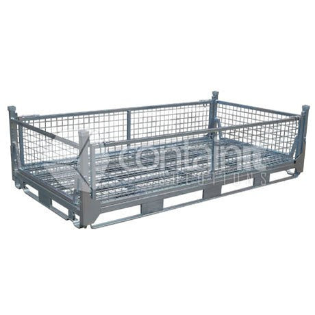 Double Size Half Height Collapsible Mesh Cage - Containit Solutions