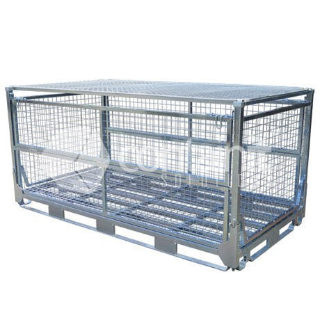 Double Size Full Height Collapsible Mesh Cage - Containit Solutions