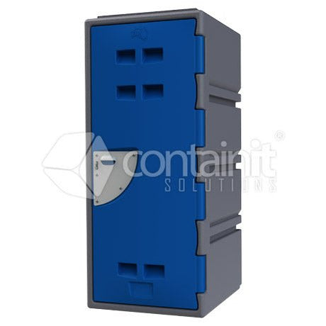 Heavy Duty Poly Lockers - 1 Door Small Locker - Containit Solutions