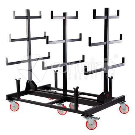Post & Pipe Mobile Racks - 2 tonne capacity mobile rack - Containit Solutions