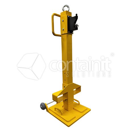 Heavy Duty Mobile Bollard for Retractable Belt Barriers - Containit Solutions
