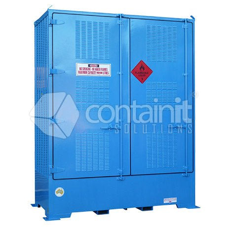 Outdoor Dangerous Goods Store For Class 3 IBC - 4 IBC Store - Containit Solutions