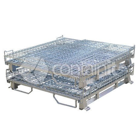 Half Height Wire Mesh Cage Storage - Containit Solutions