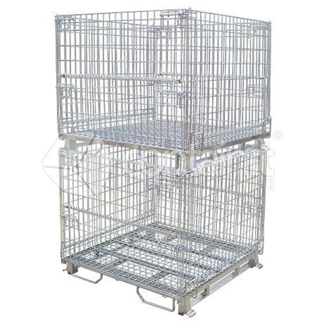 Full Height Wire Mesh Cage - Containit Solutions