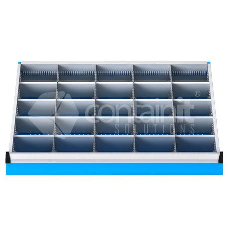 Storeman® Metal Drawer Divider Compartment Insert Options - 75mm - Containit Solutions