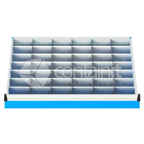 Storeman® Metal Drawer Divider Compartment Insert Options - 100mm - Containit Solutions