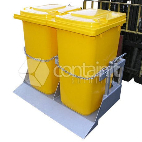 Wheelie Bin Tippers - Double 240L Bin Tipper - Containit Solutions