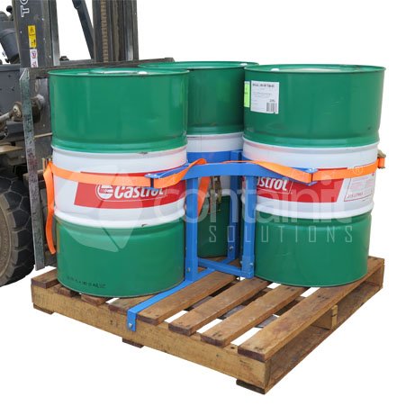 Drum Secure Pallet System - Without Pallet - Containit Solutions