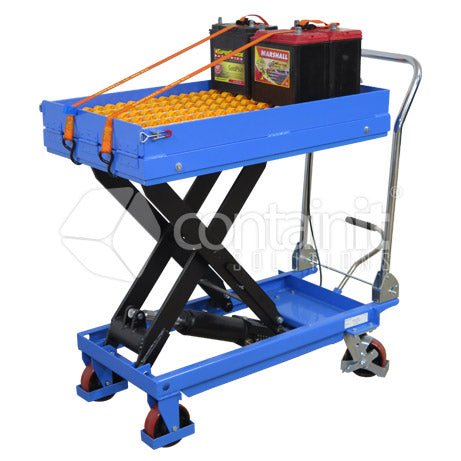 Ergonomic Battery Lifting Trolley - Containit Solutions