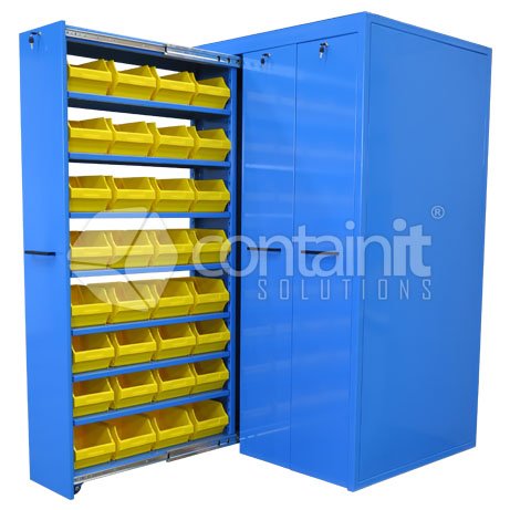 High Density Lockable Vertical Drawer Range - Vertical Drawers with No Toolboard or Shelves - Containit Solutions