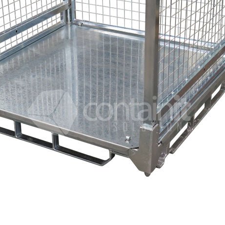 1870 Logistics & Storage Cage with Single Point Castor Lock - Containit Solutions
