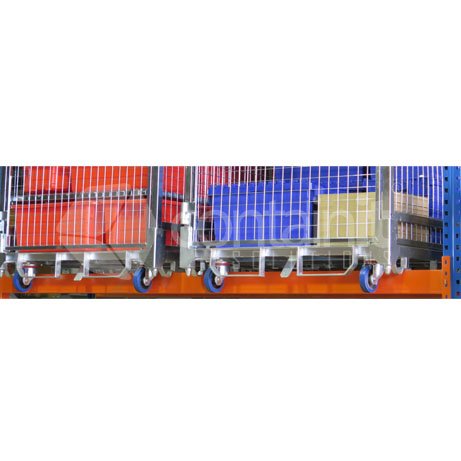 1870 Logistics & Storage Cage with Single Point Castor Lock - Containit Solutions