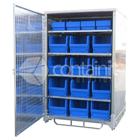 Logistics & Storage Boxes - 1800 Stackable Logistics & Storage Box - Containit Solutions