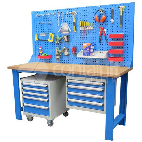 Storeman® Poly Timber Top Workbench Series - Containit Solutions