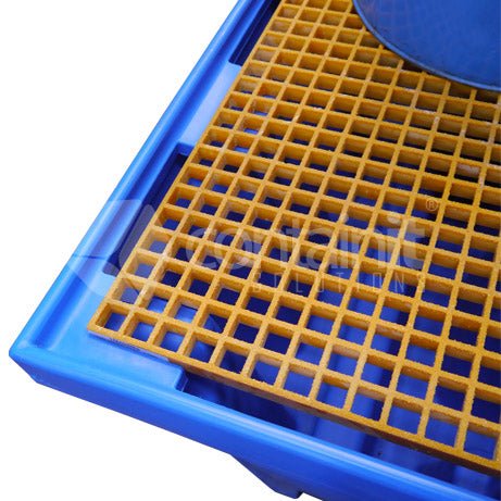 Poly 1 x 1000L IBC Bund Pallet - 1150L - Containit Solutions