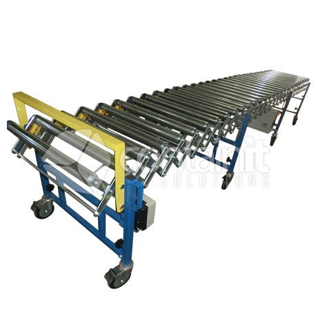 Powered Expandable Conveyors with Rollers - Containit Solutions