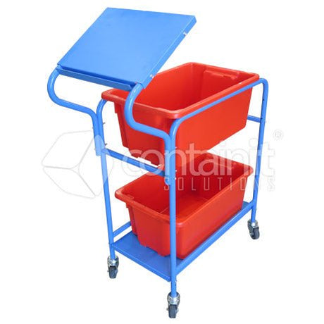 Stock Picking Trolleys - 1 x 32L crate - Containit Solutions