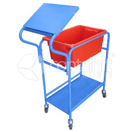 Stock Picking Trolleys - 1 x 32L crate - Containit Solutions