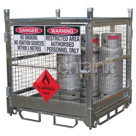 Storage Cage for 18kg Cylinders - Containit Solutions