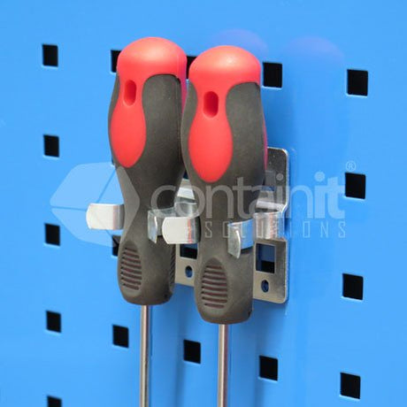 Storeman® Tool Holders - Double Spring Clip Hook - Containit Solutions