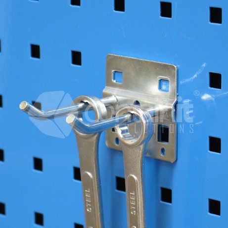 Storeman® Tool Holders - 75mm Angle Double Hook - Containit Solutions