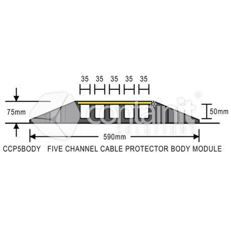 Pedestrian Cable Protector - Containit Solutions