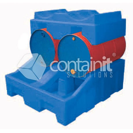 Drum Dispensing System - Drum Dispenser base Fits 2 x 205L Drums - Containit Solutions