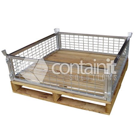300mm High Easy Store Pallet Cage - Containit Solutions