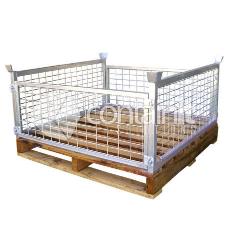 500mm High Easy Store Pallet Cage - Containit Solutions