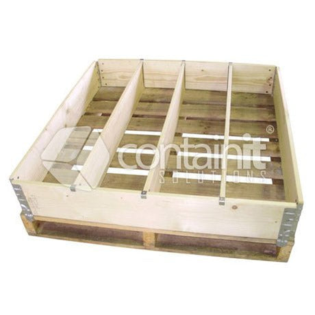 Full length divider and 2 brackets - Containit Solutions