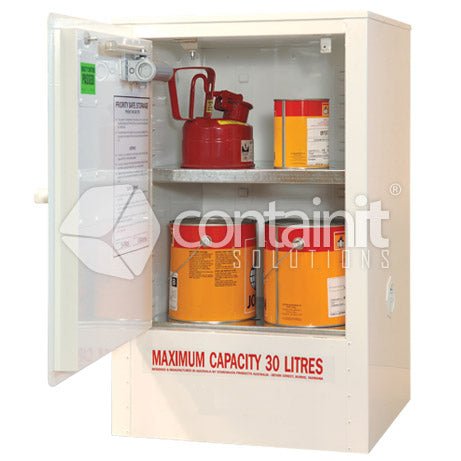 Internal Dangerous Goods Cabinets for Class 6 Toxic Substances - 30L - Containit Solutions