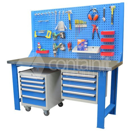 Storeman® Galvanized Top Workbench Series - Containit Solutions