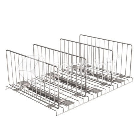 Mesh divider with securing clips - Containit Solutions