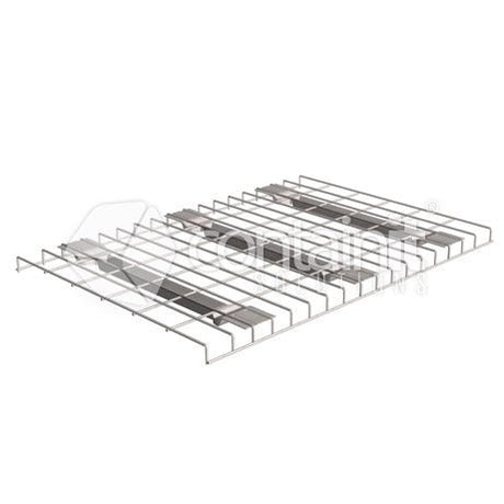 Mesh deck with 3 support channels - Containit Solutions