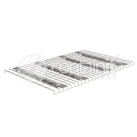 Wire Mesh Decks & Dividers to suit Pallet Racking - Mesh Deck with 4 Support Channels – Fit 2 per 2600mm Bay - Containit Solutions