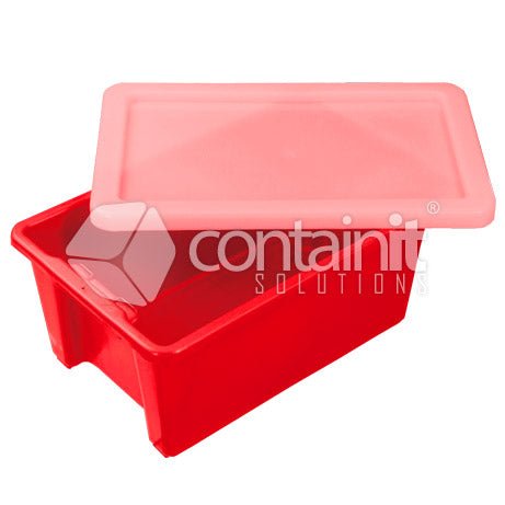 Stack & Nest Containers - 52L (645 x 413 x 276mm) - Containit Solutions