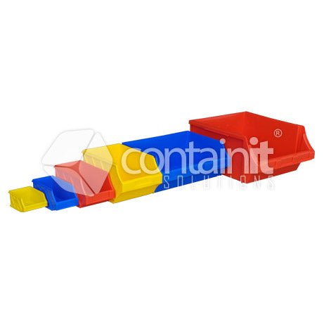 Stackable Plastic Parts Bin - Small - Containit Solutions